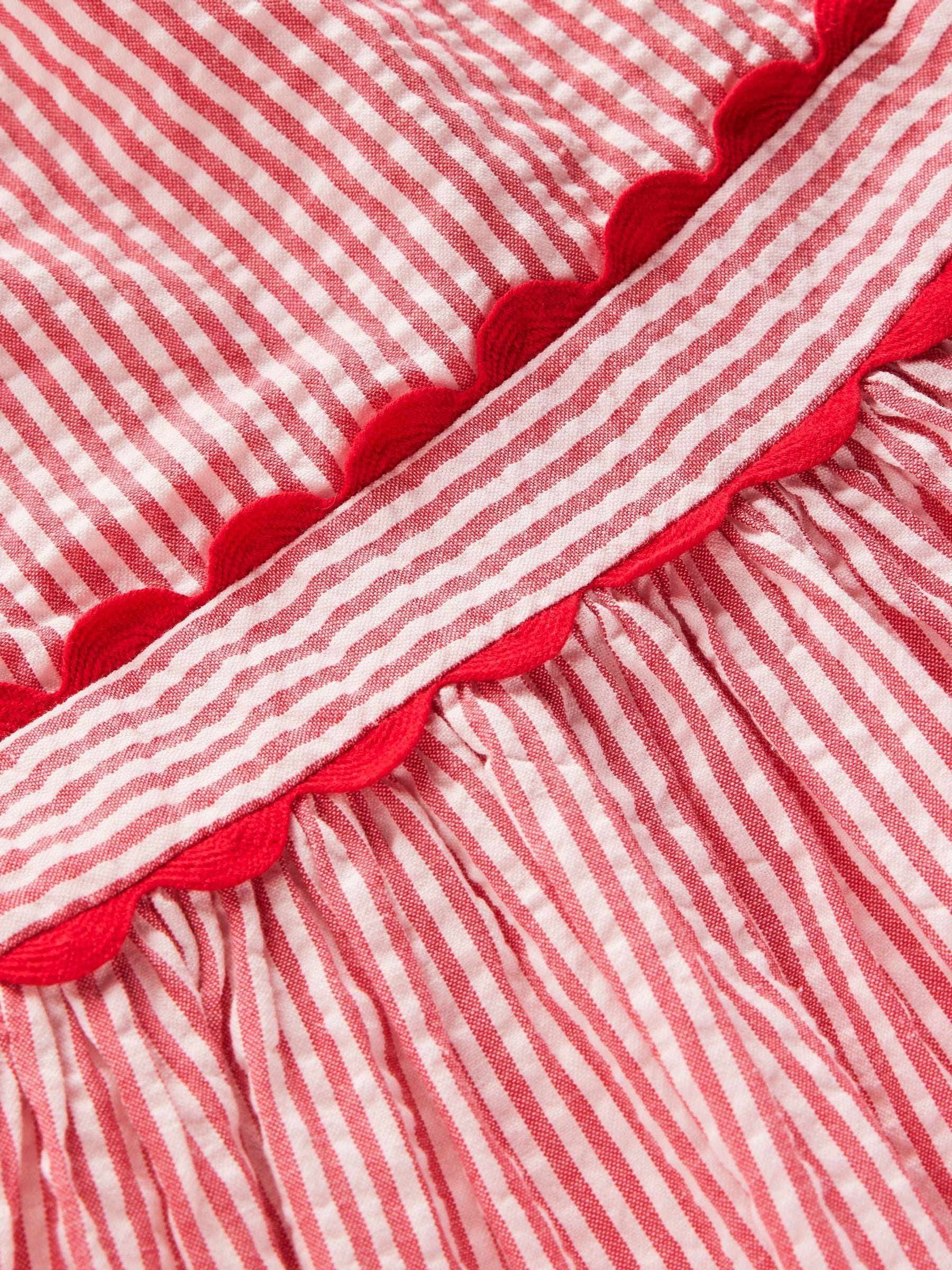 Boden Pink Ric Rac Trim Flutter Dress image 3