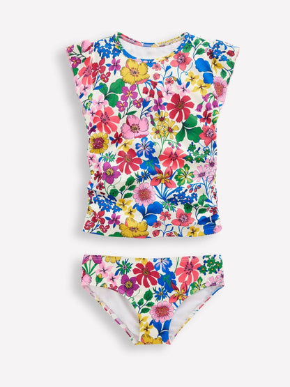 Boden Blue Ruched Tankini Set image 1