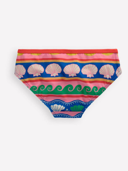 Boden Pink Patterned Bikini Bottoms image 2