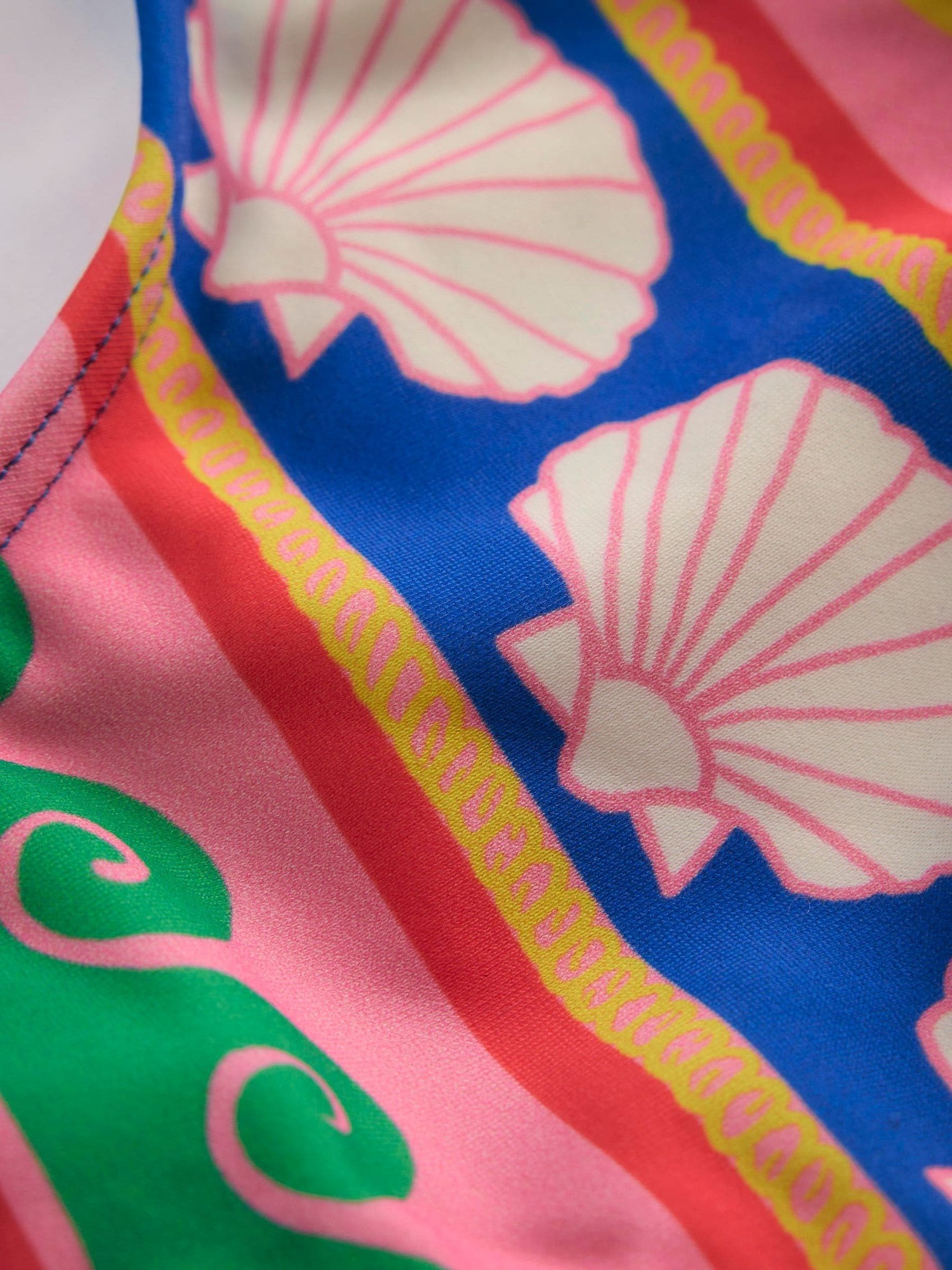 Boden Pink Patterned Bikini Bottoms image 3
