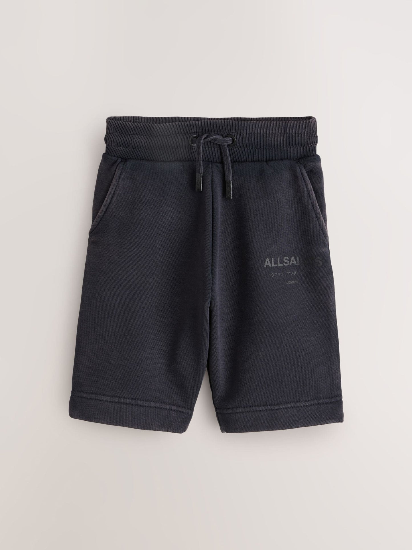 Dsiney Kidz - smALLSAINTS Washed Black Underground Sweat Shorts image 6