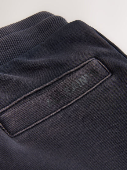 Dsiney Kidz - smALLSAINTS Washed Black Underground Sweat Shorts image 8