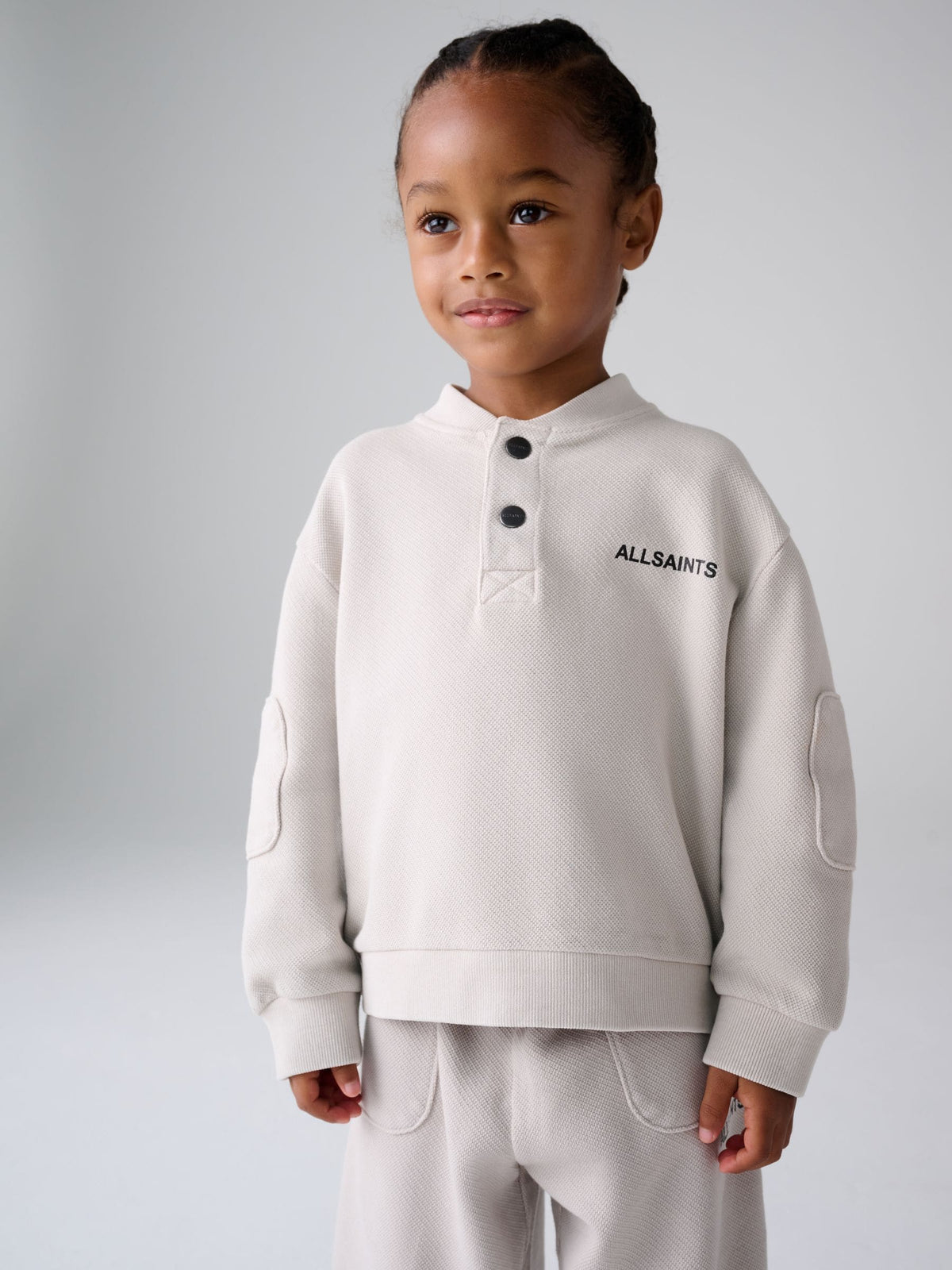 smALLSAINTS Grey Baseball Top and Joggers Set - image 2