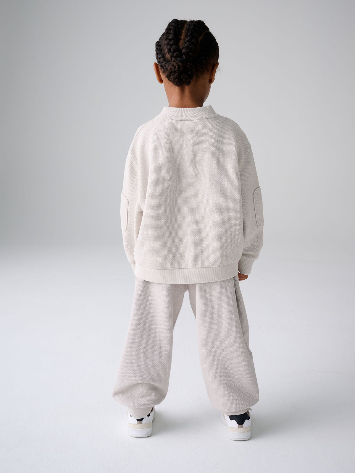 smALLSAINTS Grey Baseball Top and Joggers Set - image 4
