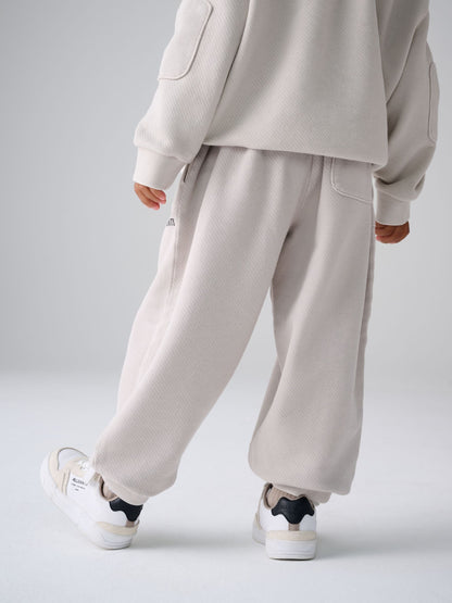 smALLSAINTS Grey Baseball Top and Joggers Set - image 5