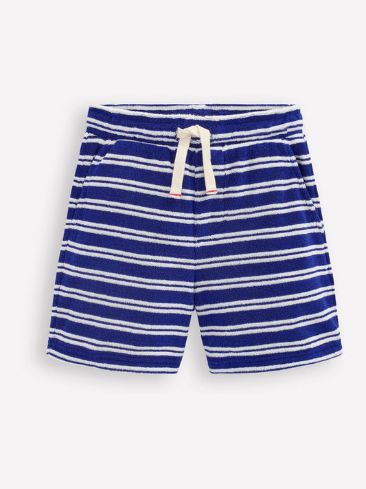 Boden Blue Towelling Shorts image 1