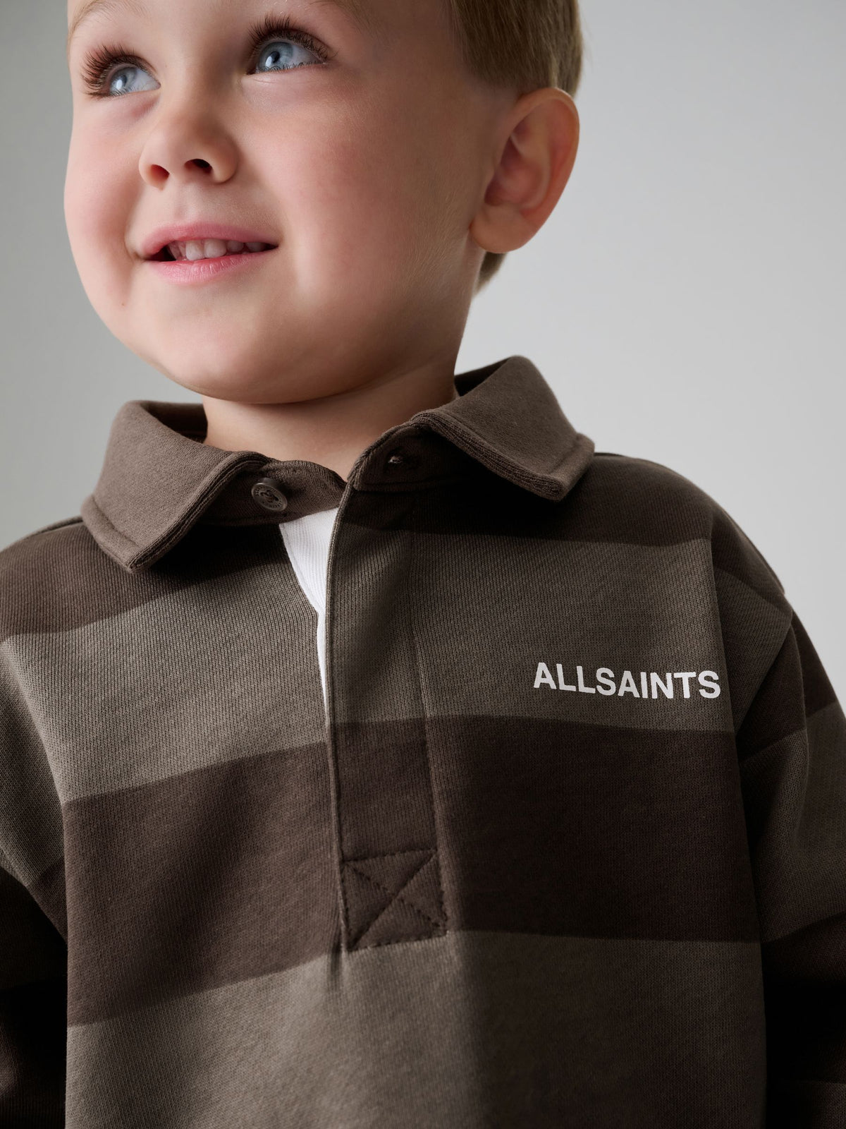 smALLSAINTS Brown Striped Rugby Top And Joggers Set - image 5