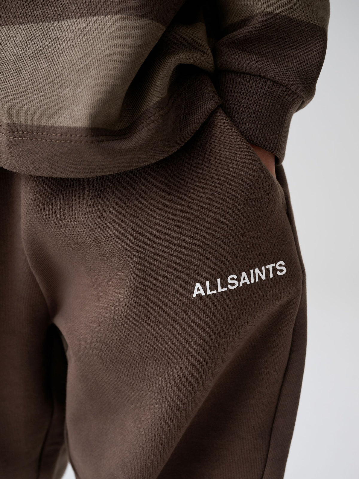 smALLSAINTS Brown Striped Rugby Top And Joggers Set - image 6