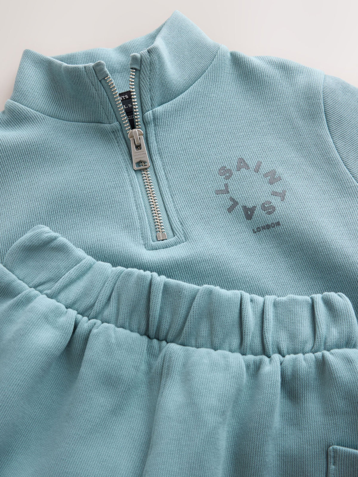 smALLSAINTS Blue Tierra Funnel Neck Sweater and Joggers Set - image 3