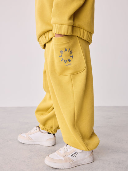 smALLSAINTS Yellow Tierra Funnel Neck Sweater and Joggers Set - image 3