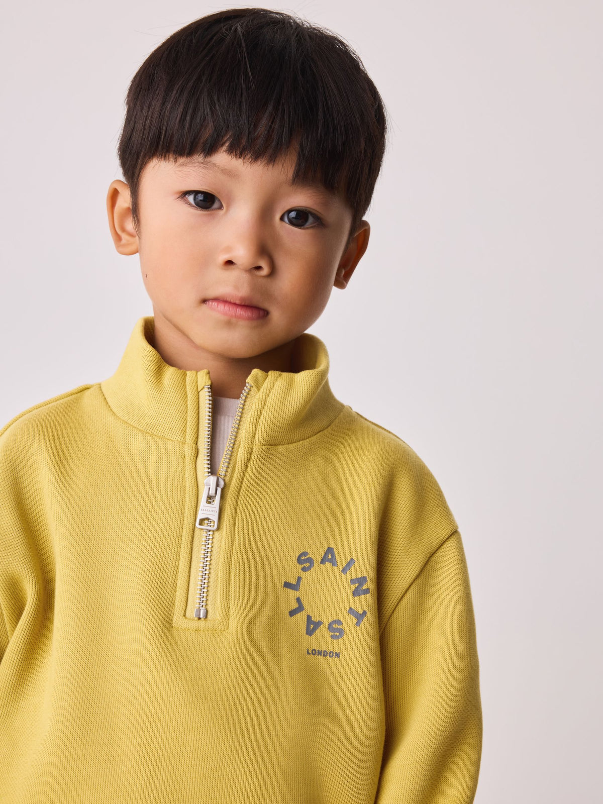 smALLSAINTS Yellow Tierra Funnel Neck Sweater and Joggers Set - image 6