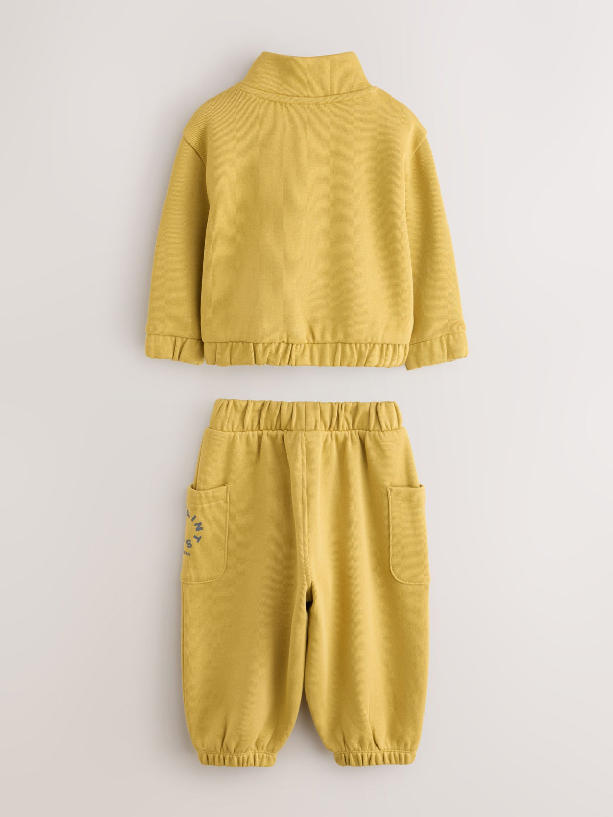 smALLSAINTS Yellow Tierra Funnel Neck Sweater and Joggers Set - image 9