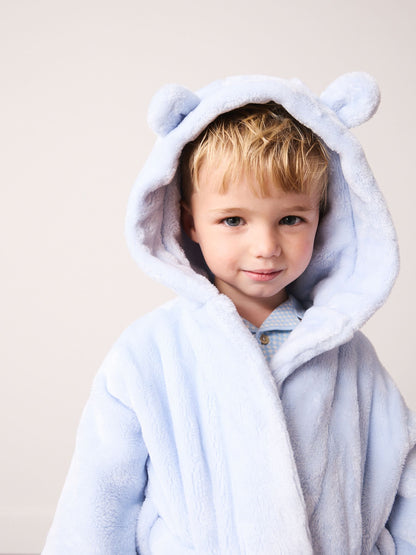 Pale Blue Fleece Robe (9mths-8yrs) - image 4