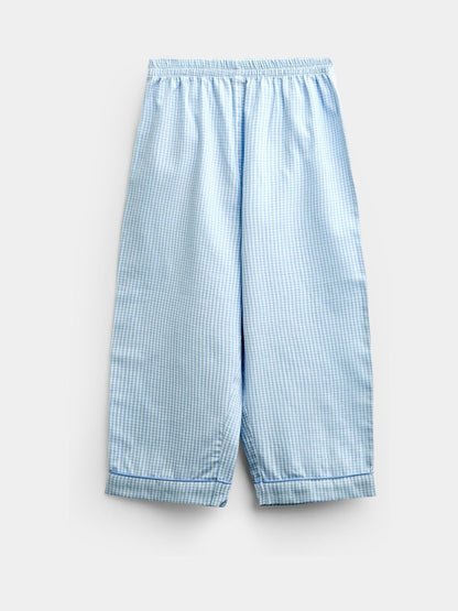 Dsiney Kidz - JoJo Maman Bébé Blue Peter Rabbit Gingham Woven Pyjamas image 4