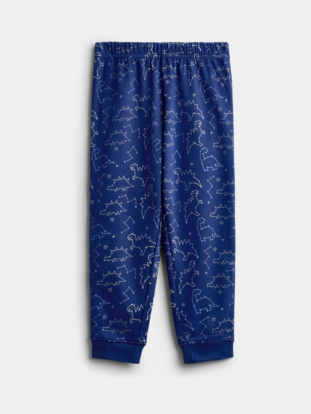 JoJo Maman Bébé Navy Dinosaur Glow In The Dark Jersey Pyjamas - image 4