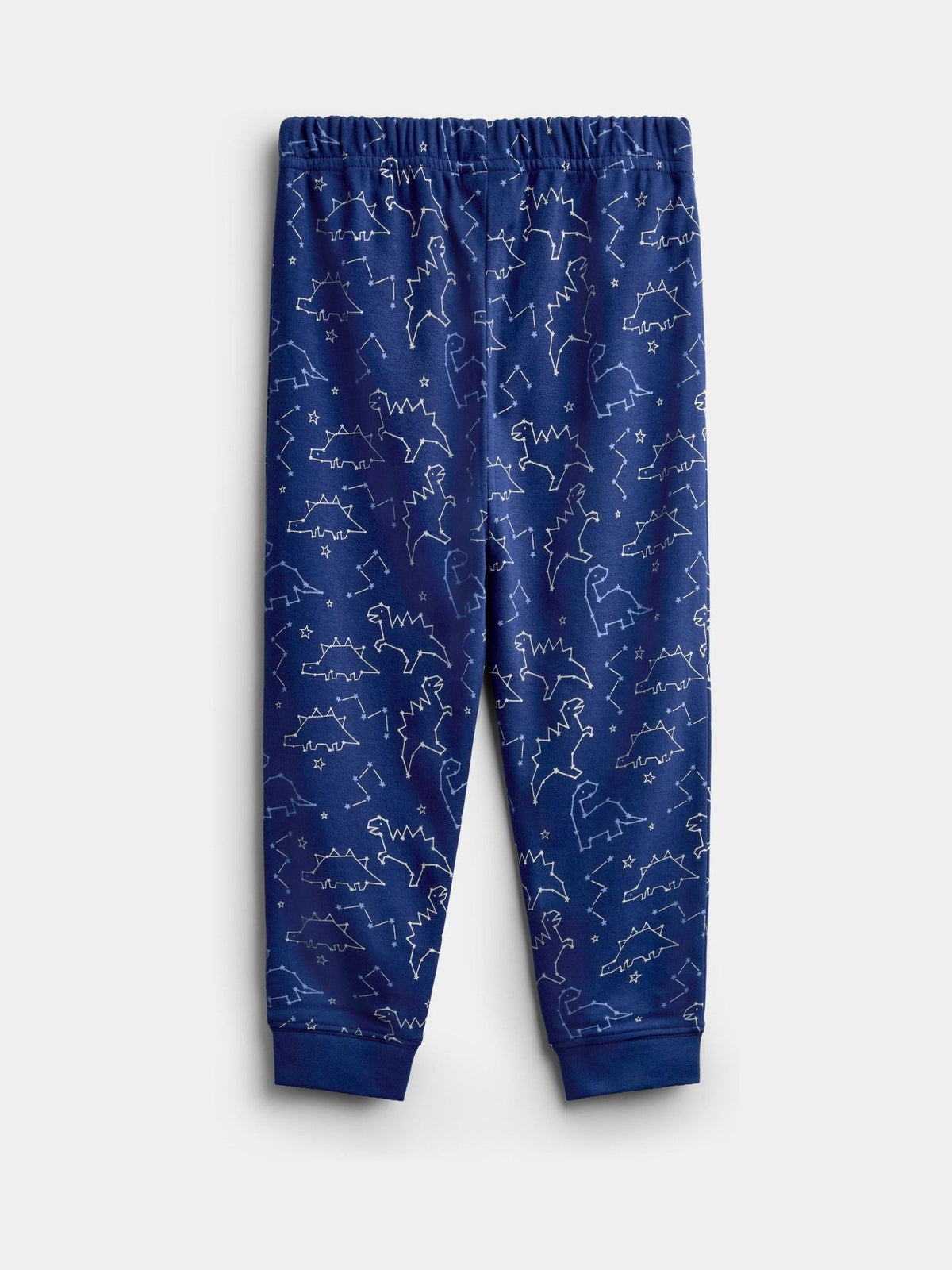 JoJo Maman Bébé Navy Dinosaur Glow In The Dark Jersey Pyjamas - image 5