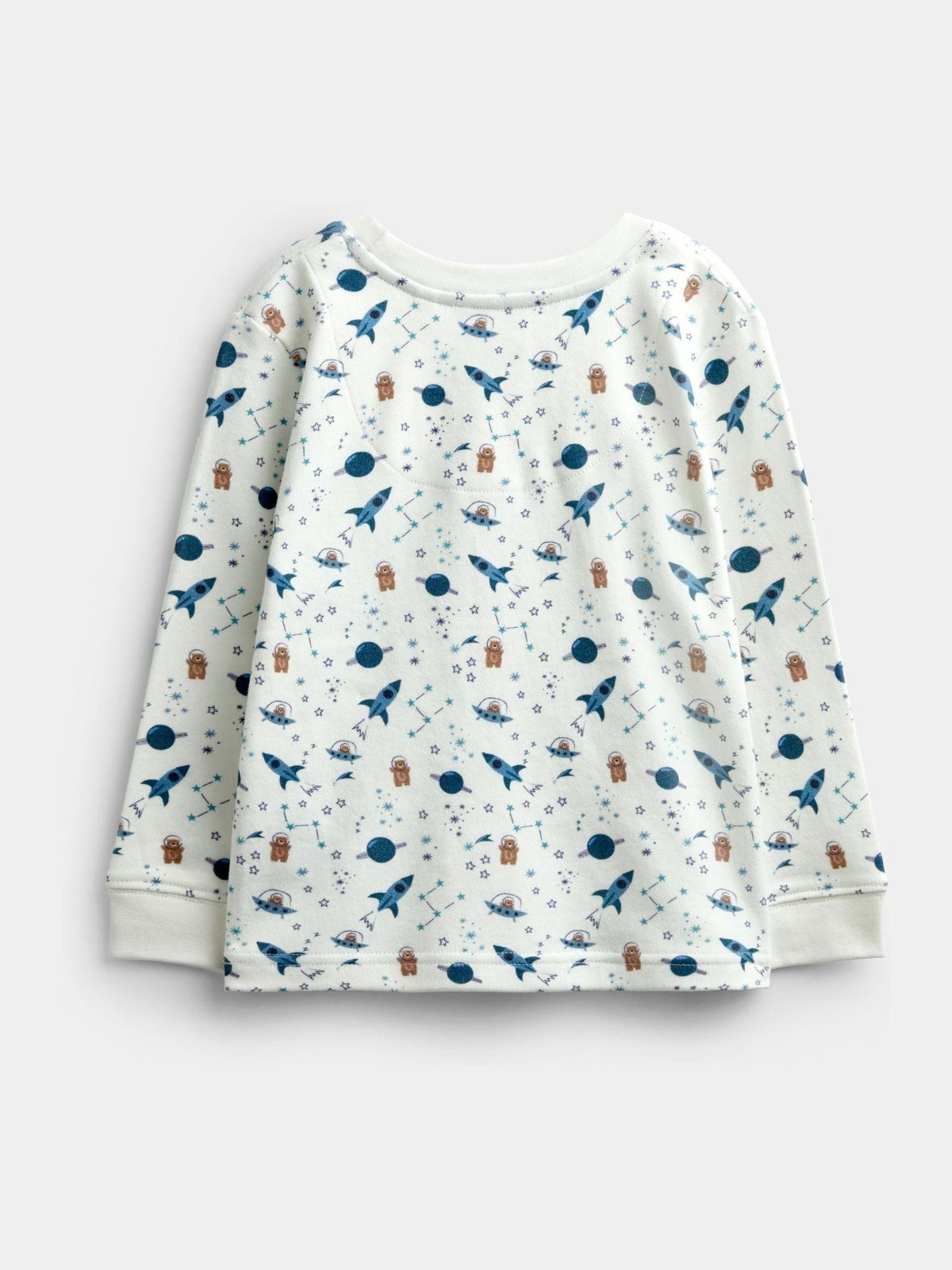 JoJo Maman Bébé Blue Bear 2-Pack Jersey Pyjamas - image 6