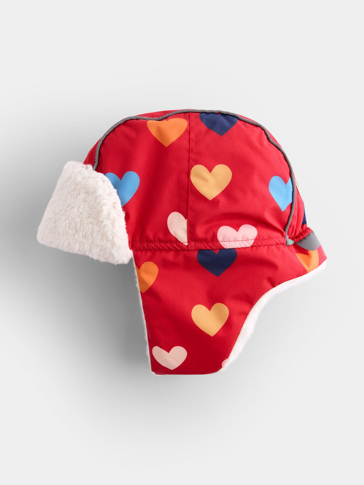 JoJo Maman Bébé Red Heart Cosy Trapper Hat - image 3
