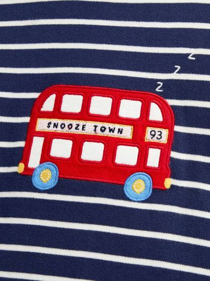 JoJo Maman Bébé Navy Blue London 2-Pack Jersey Pyjamas - image 10