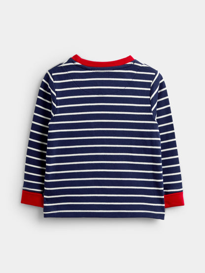 JoJo Maman Bébé Navy Blue London 2-Pack Jersey Pyjamas - image 3