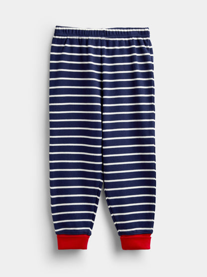 JoJo Maman Bébé Navy Blue London 2-Pack Jersey Pyjamas - image 4