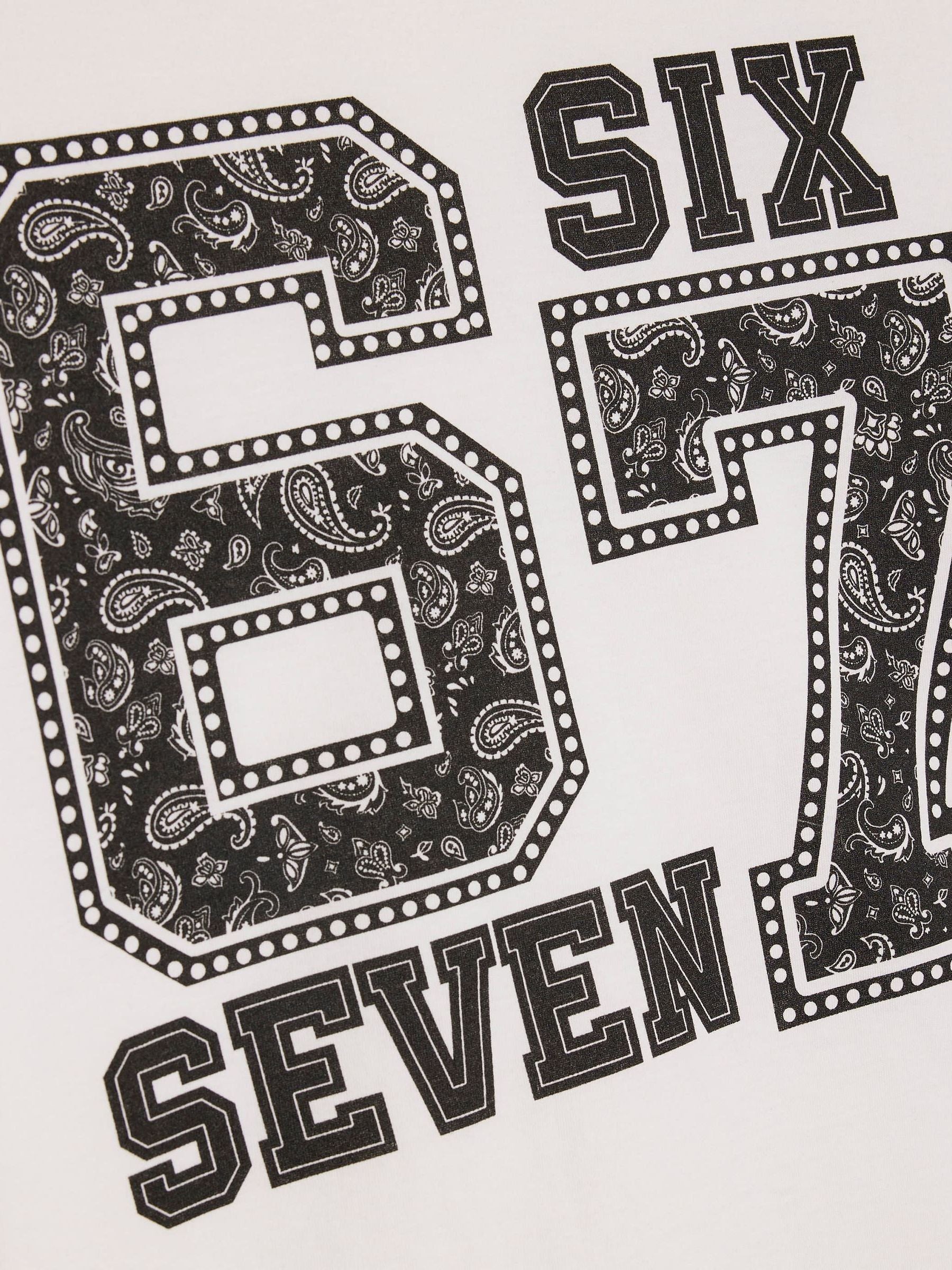 Dsiney Kidz - River Island White 67 Bandana T-Shirt image 3