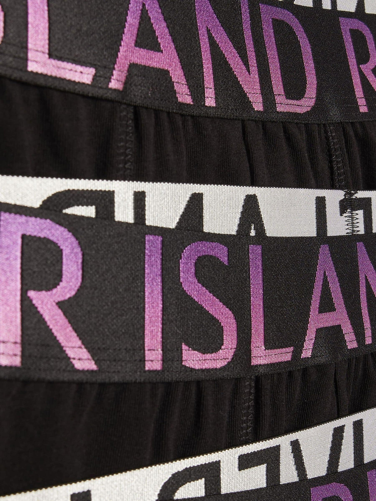 Dsiney Kidz - River Island Black Ombre Metallic Waistband Trunks 12 Pack image 2