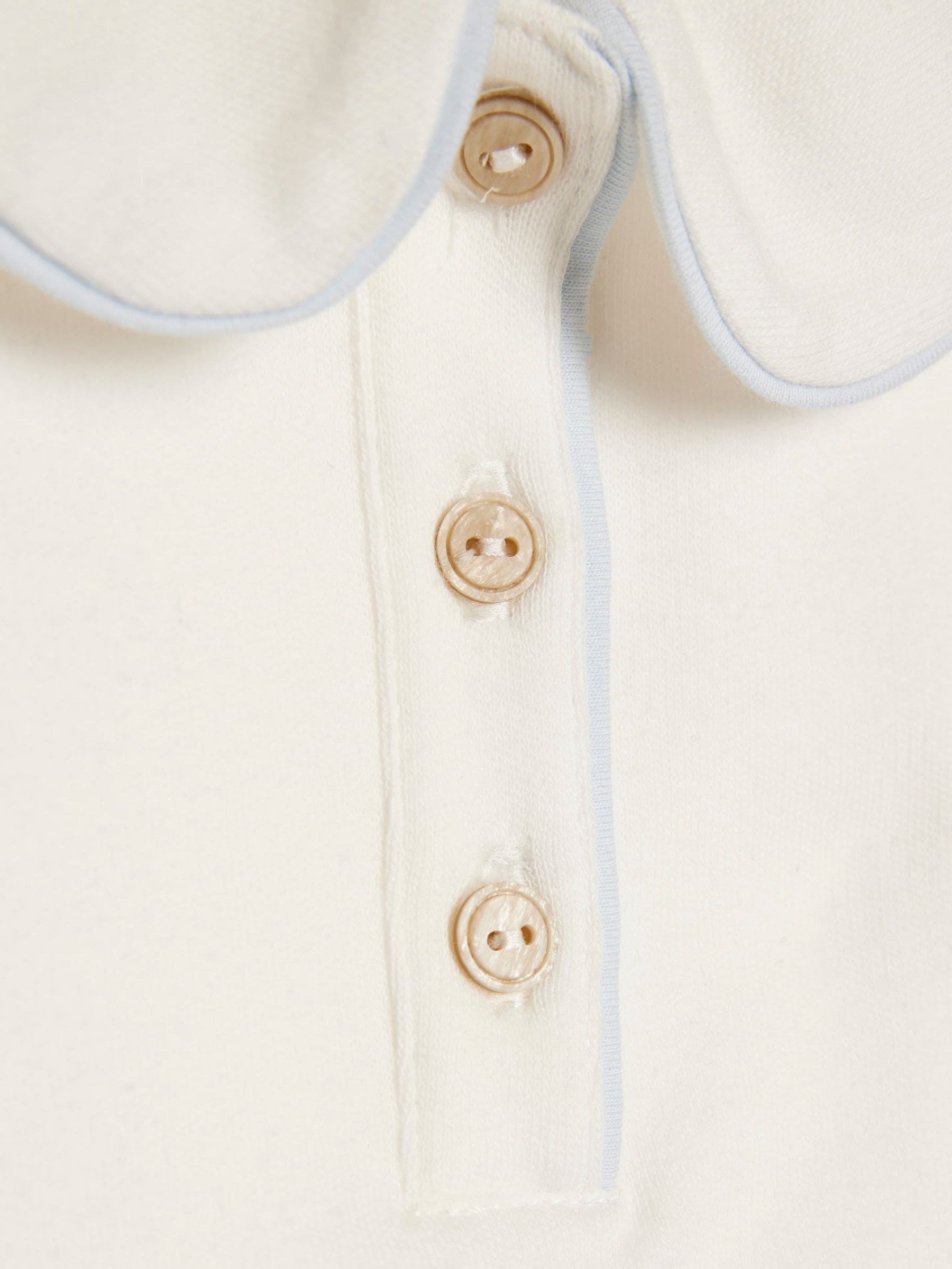 River Island Blue Long Sleeve Polo Shirt & Dungarees Set image 4