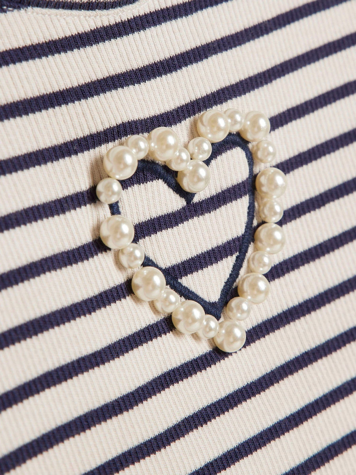 Dsiney Kidz - River Island Blue Stripe Heart Baby T-Shirt image 3