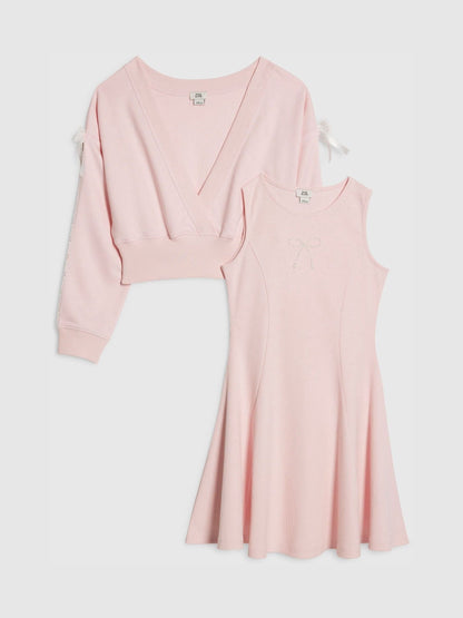 River Island Pink OG Shrug Dress image 1