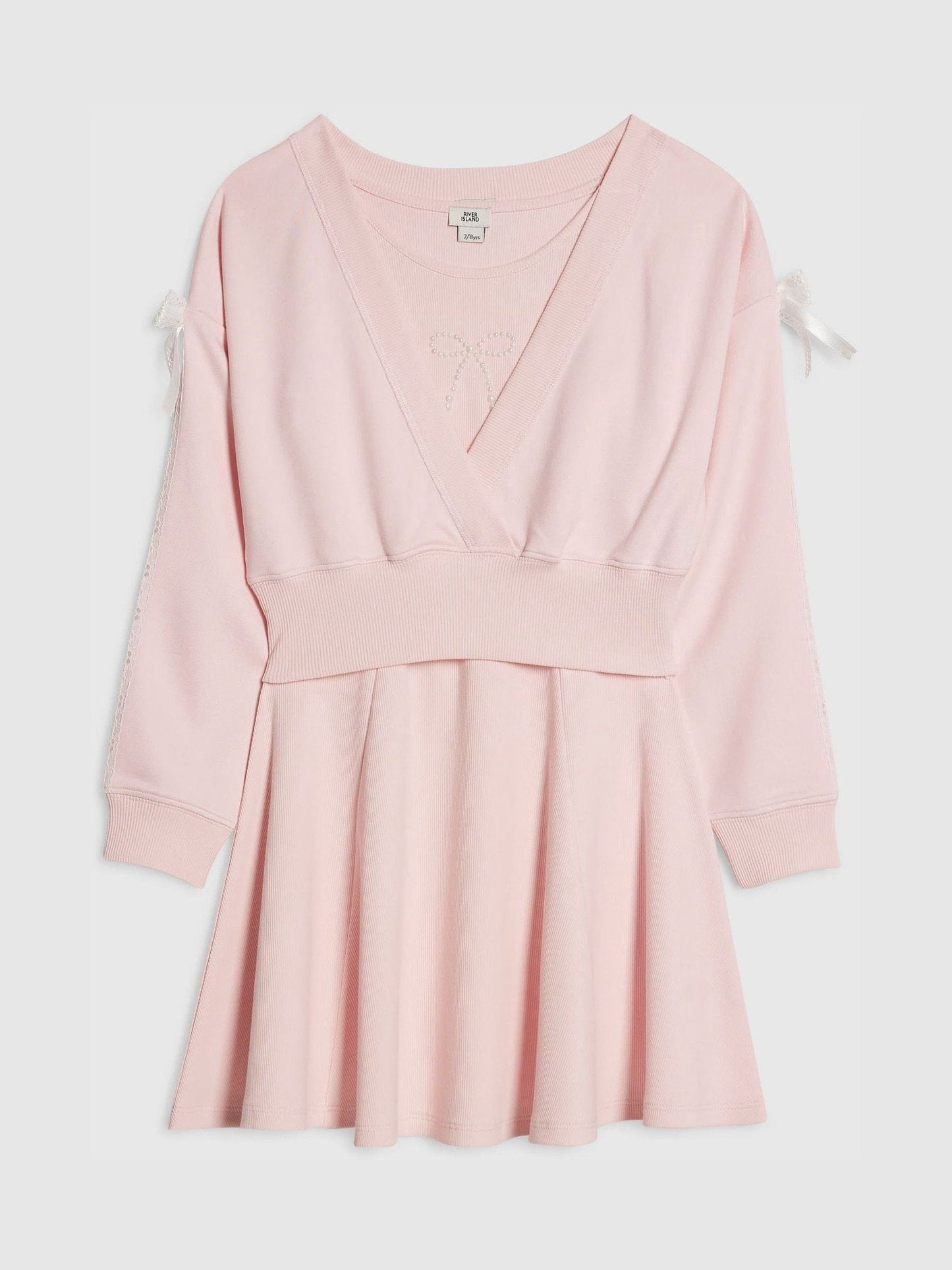 River Island Pink OG Shrug Dress image 3