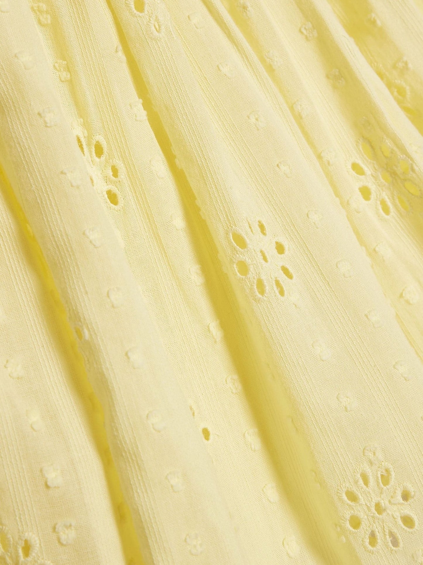 Dsiney Kidz - River Island Yellow Broderie Rosette Dress image 3