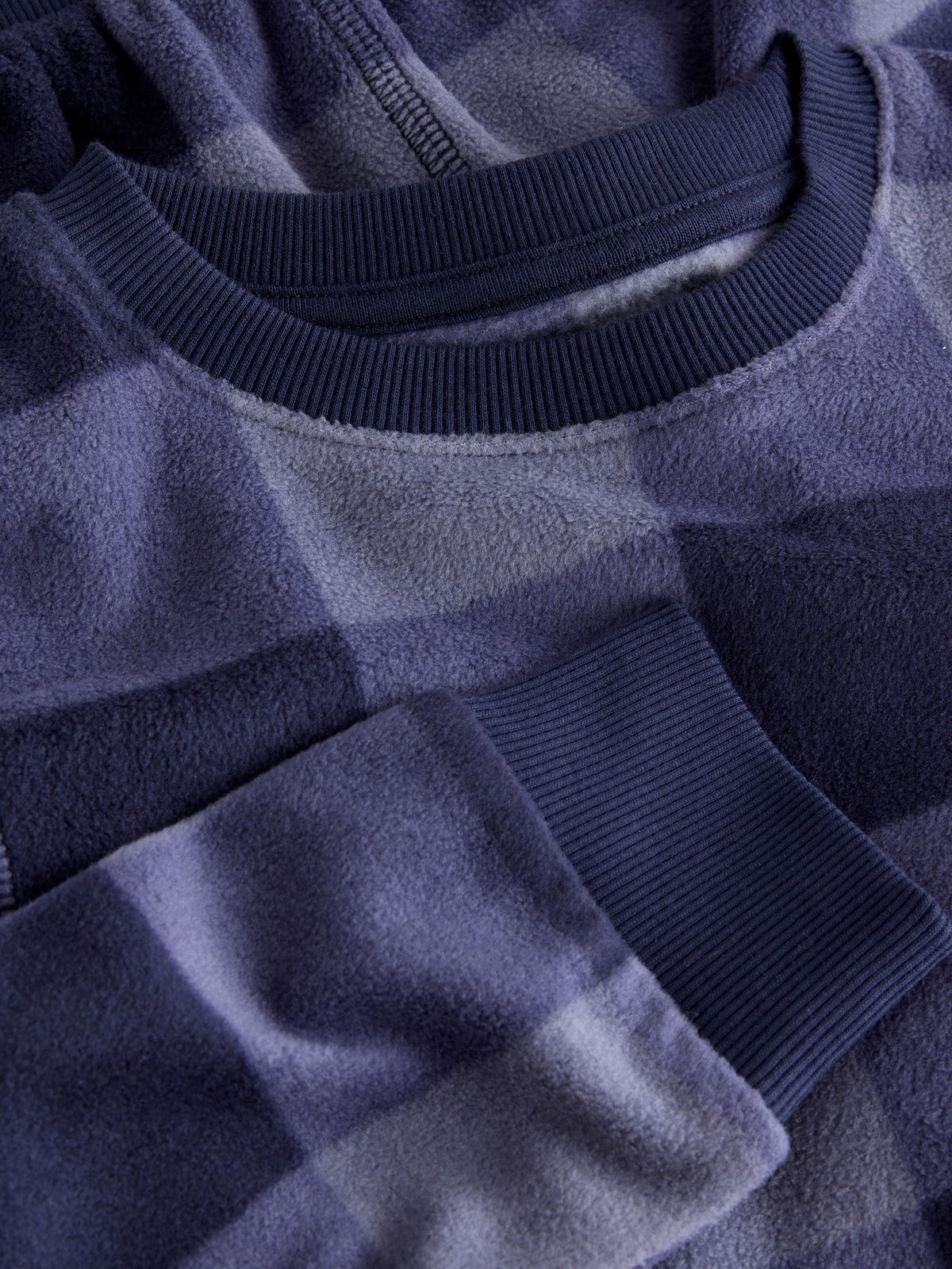 Blue Check Cosy Fleece Pyjamas Set (3-16yrs) - image 3