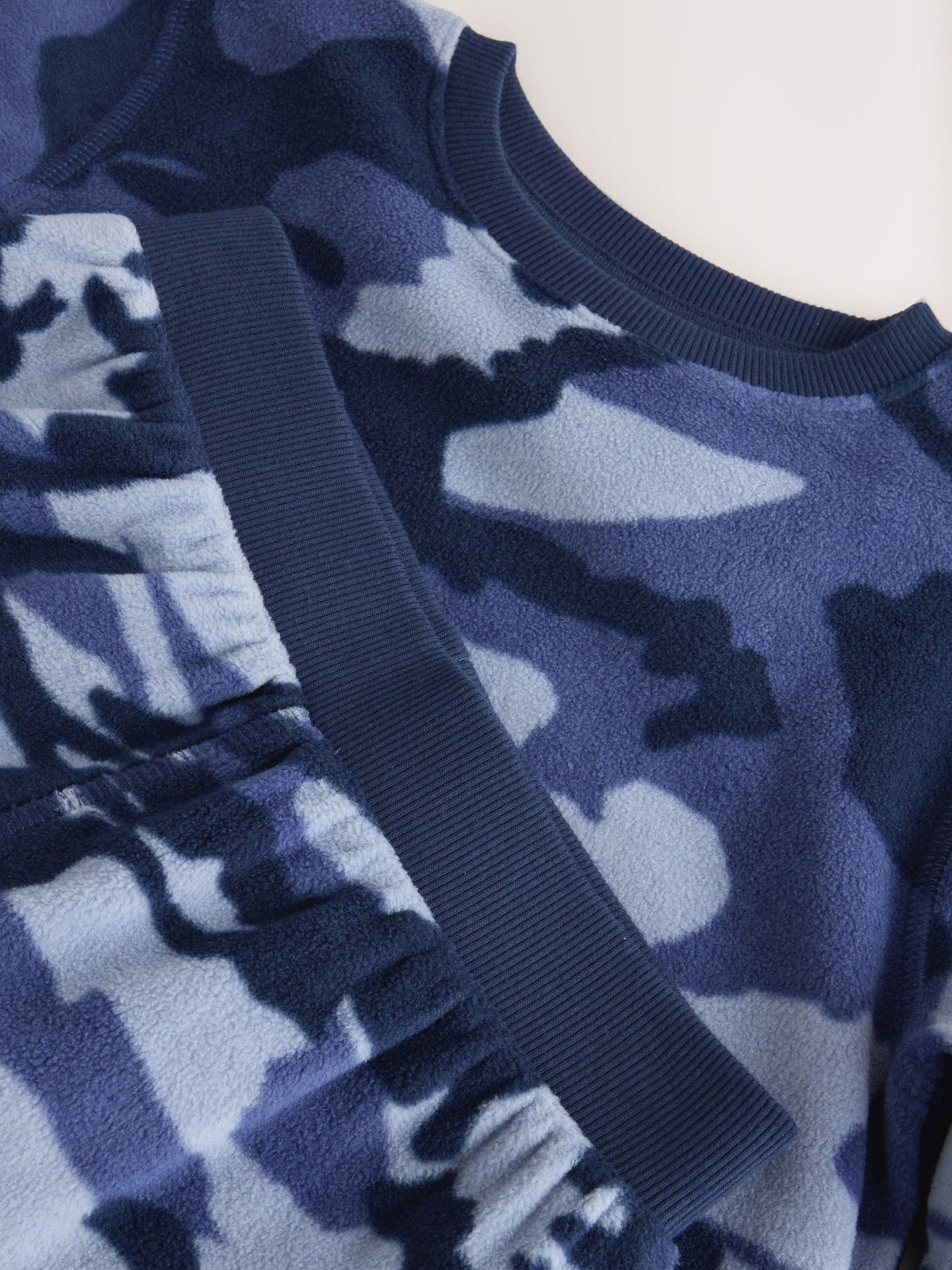 Blue Camo Printed Cosy Fleece Pyjamas (3-16yrs) - image 6