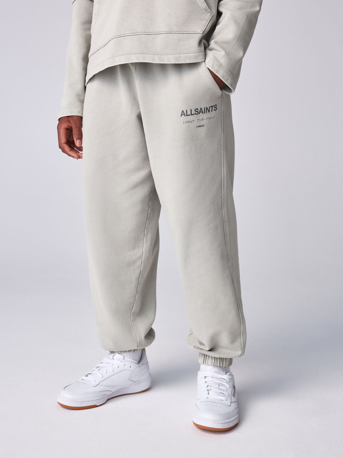 smALLSAINTS Grey Undergound Mock Hoodie and Joggers Set - image 2