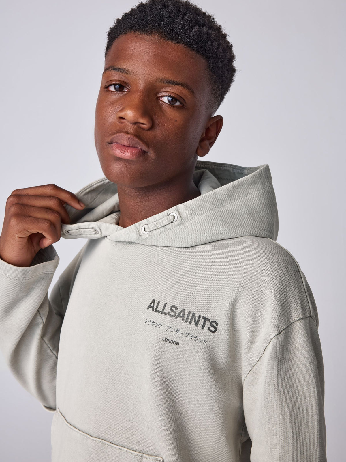 smALLSAINTS Grey Undergound Mock Hoodie and Joggers Set - image 4
