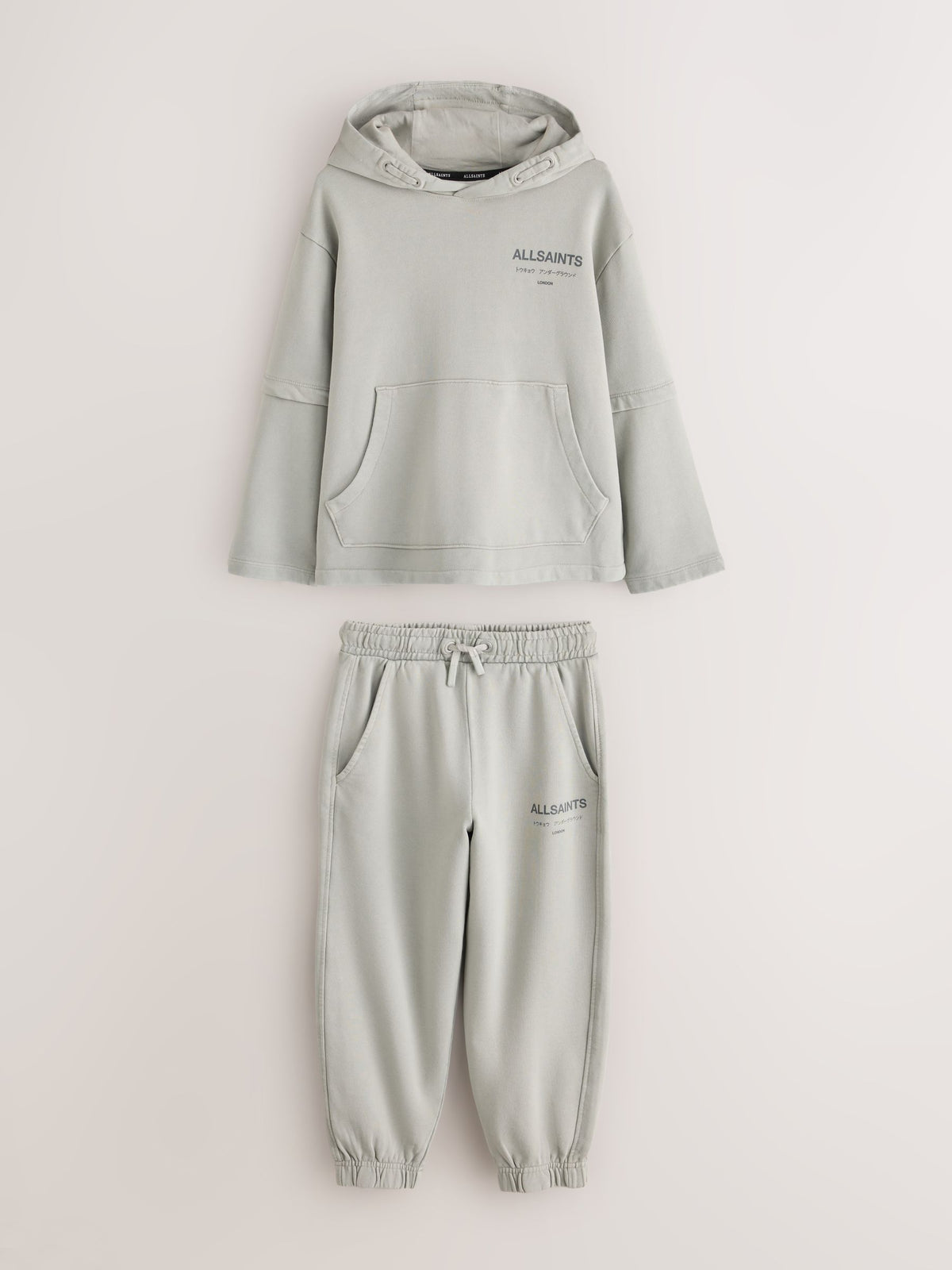 smALLSAINTS Grey Undergound Mock Hoodie and Joggers Set - image 8