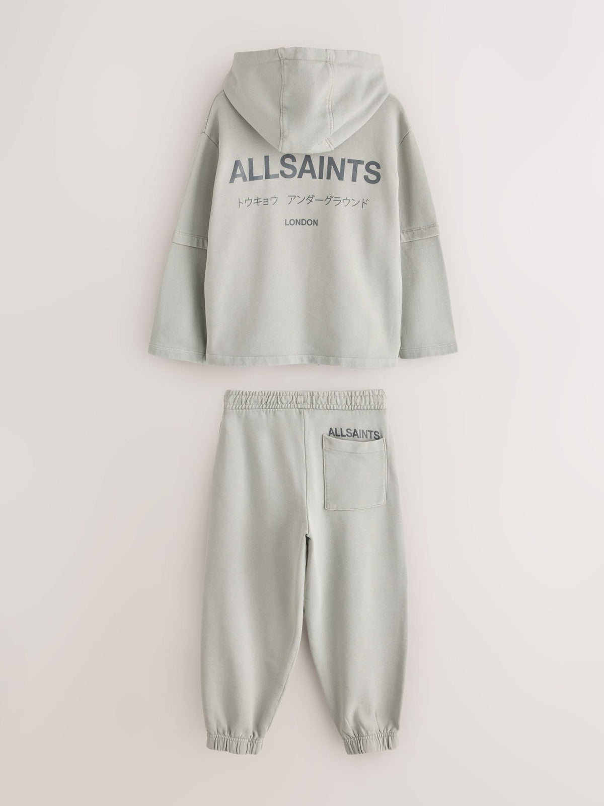 smALLSAINTS Grey Undergound Mock Hoodie and Joggers Set - image 9