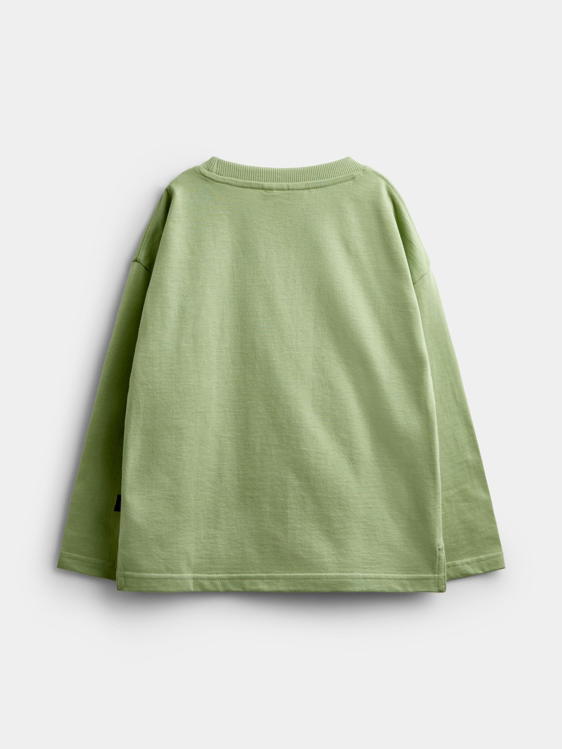 Dsiney Kidz - Jojo Maman Bébé Khaki Green Dino Appliqué Top image 3