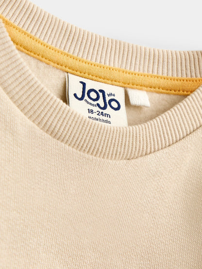 Dsiney Kidz - JoJo Maman Bébé Natural Dino Slogan Sweatshirt image 3
