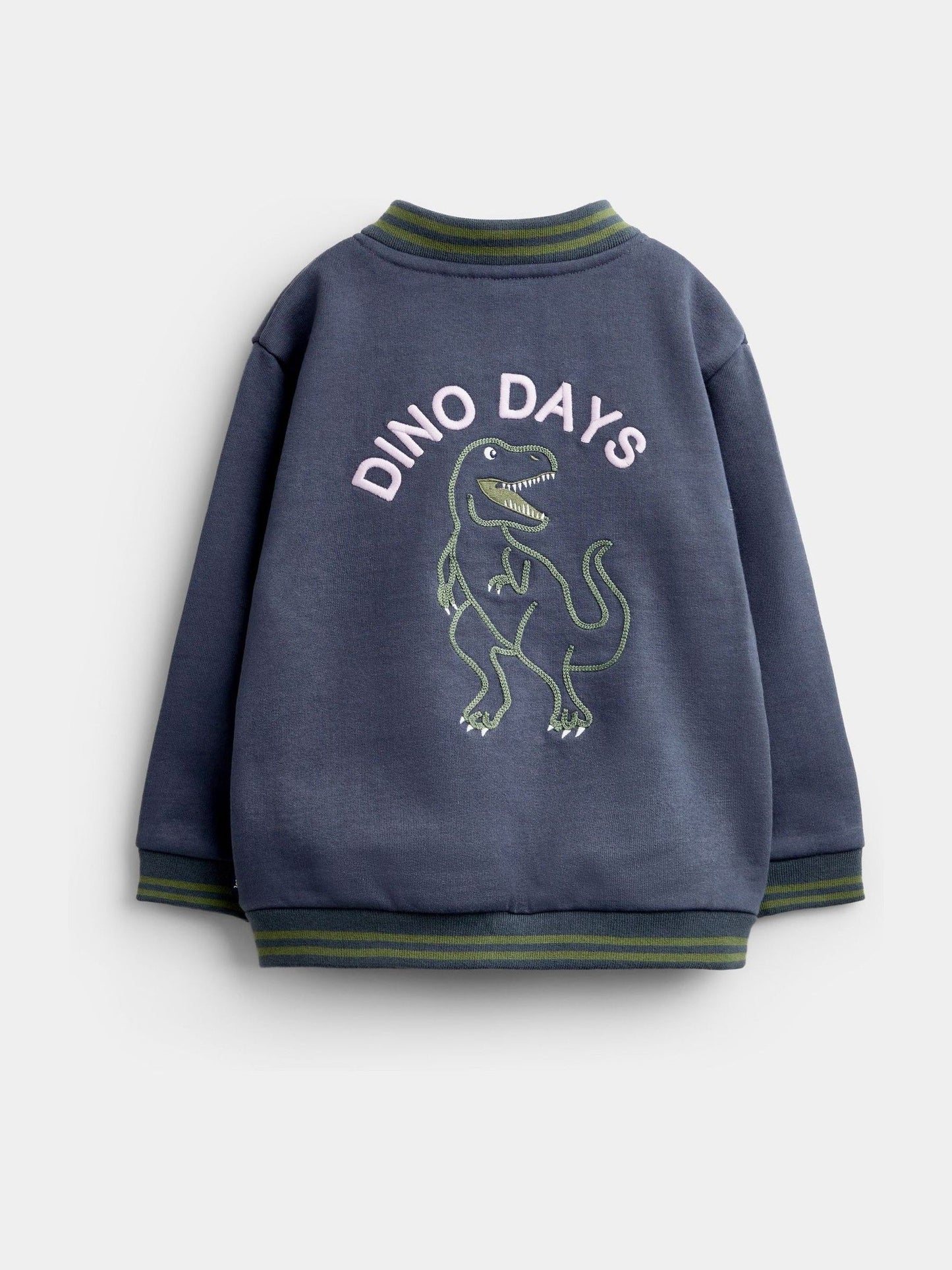 Dsiney Kidz - JoJo Maman Bébé Charcoal Grey Dino Removable Hood Hoodie image 4