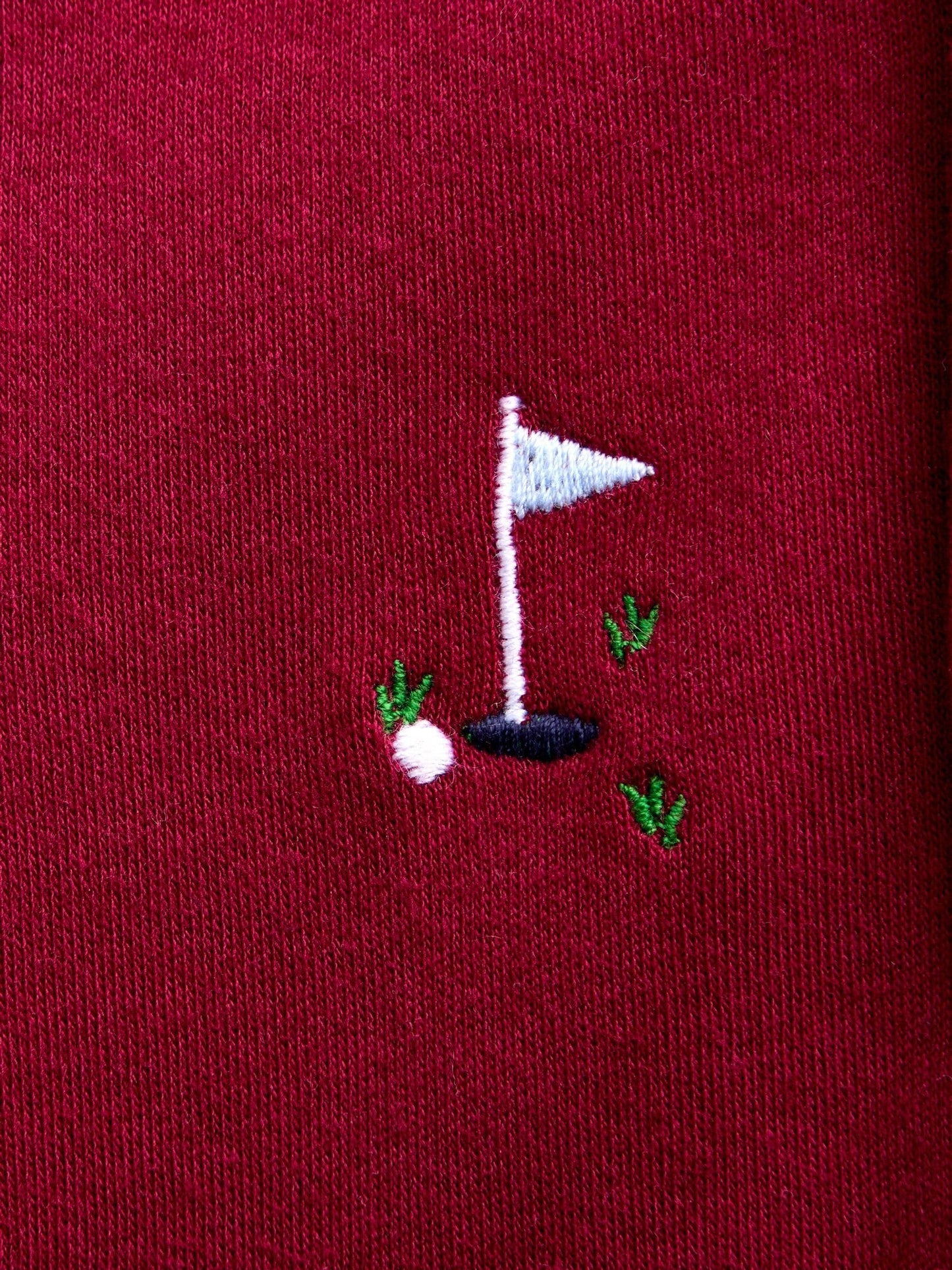 Dsiney Kidz - JoJo Maman Bébé Red Golf Embroidered Polo Shirt image 4