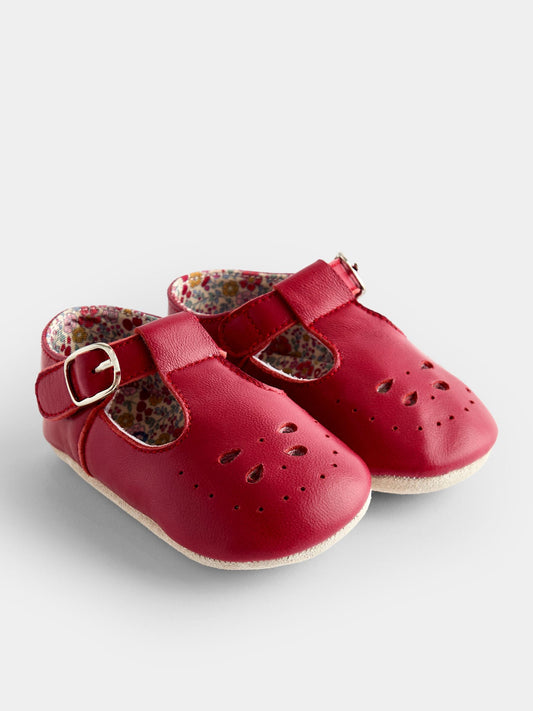 JoJo Maman Bébé Red Pram Shoes - image 1