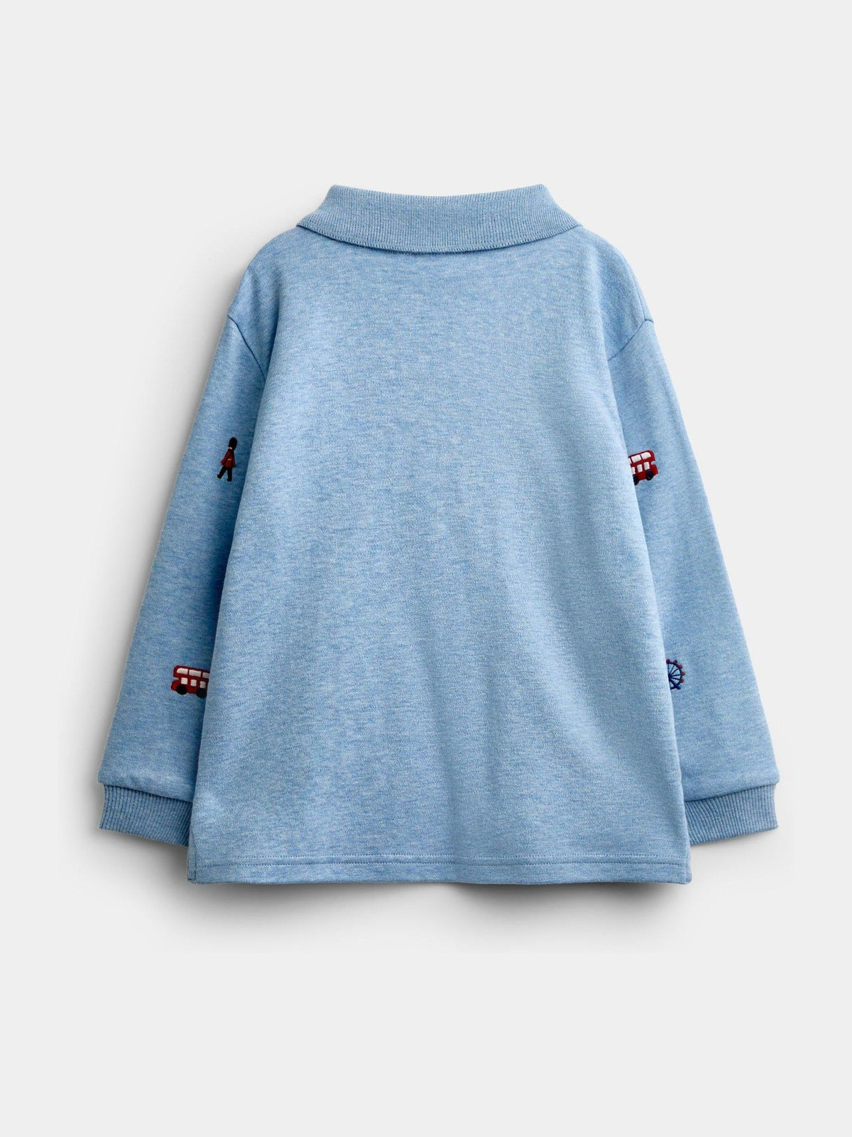 JoJo Maman Bébé Light Blue London Guard Embroidered Polo Shirt - image 2