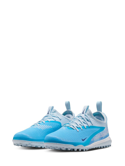 Nike Blue Jr. Phantom 6 Low Academy Erling Haaland Turf Football Boots - image 2