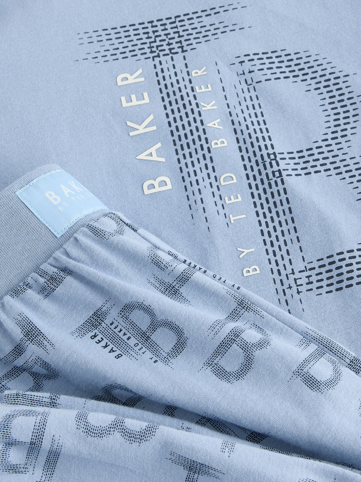 Baker by Ted Baker Blue/Navy 3 Pack Long Sleeve Pyjamas - image 8