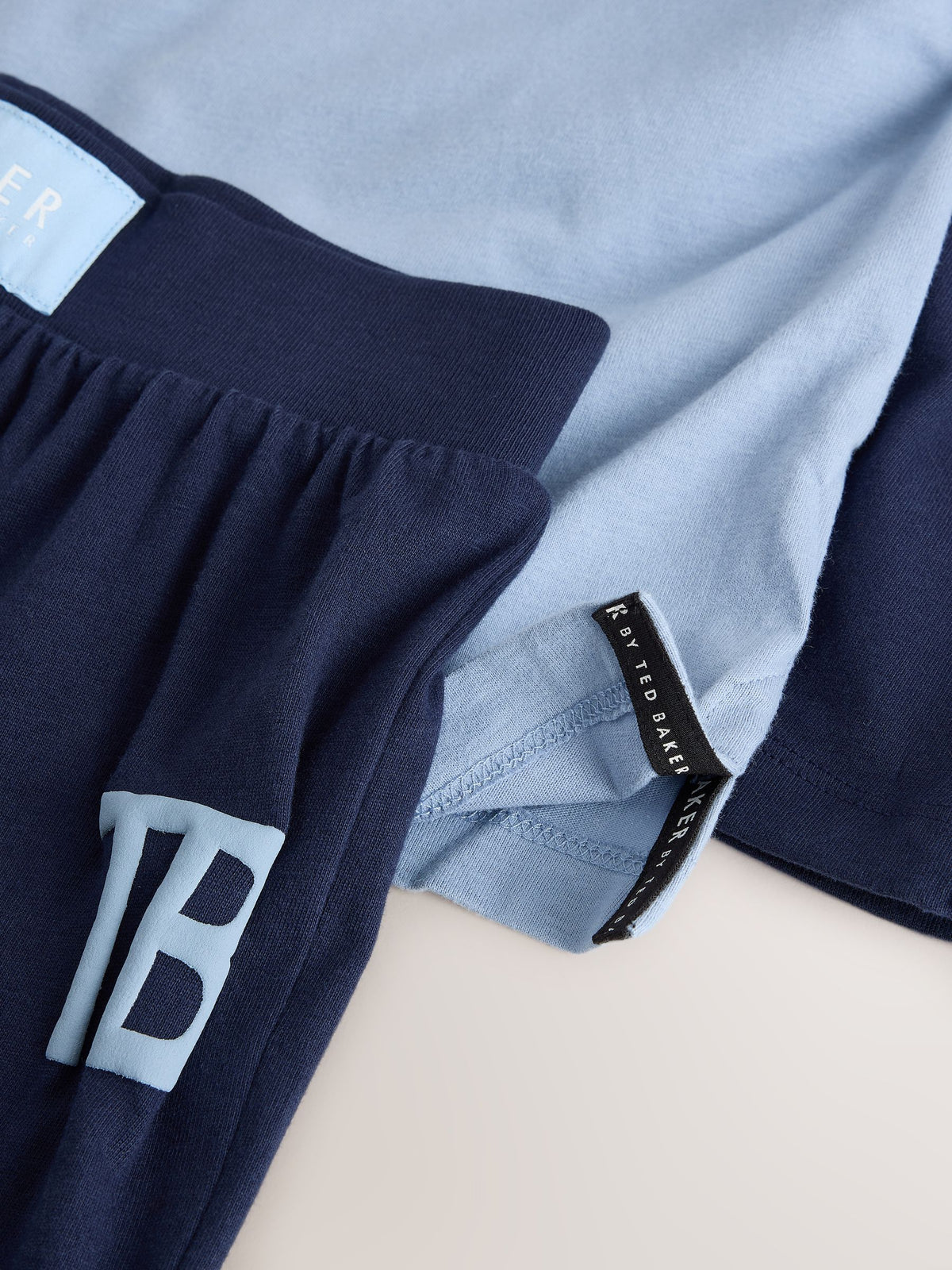 Baker by Ted Baker Blue/Navy 3 Pack Long Sleeve Pyjamas - image 9