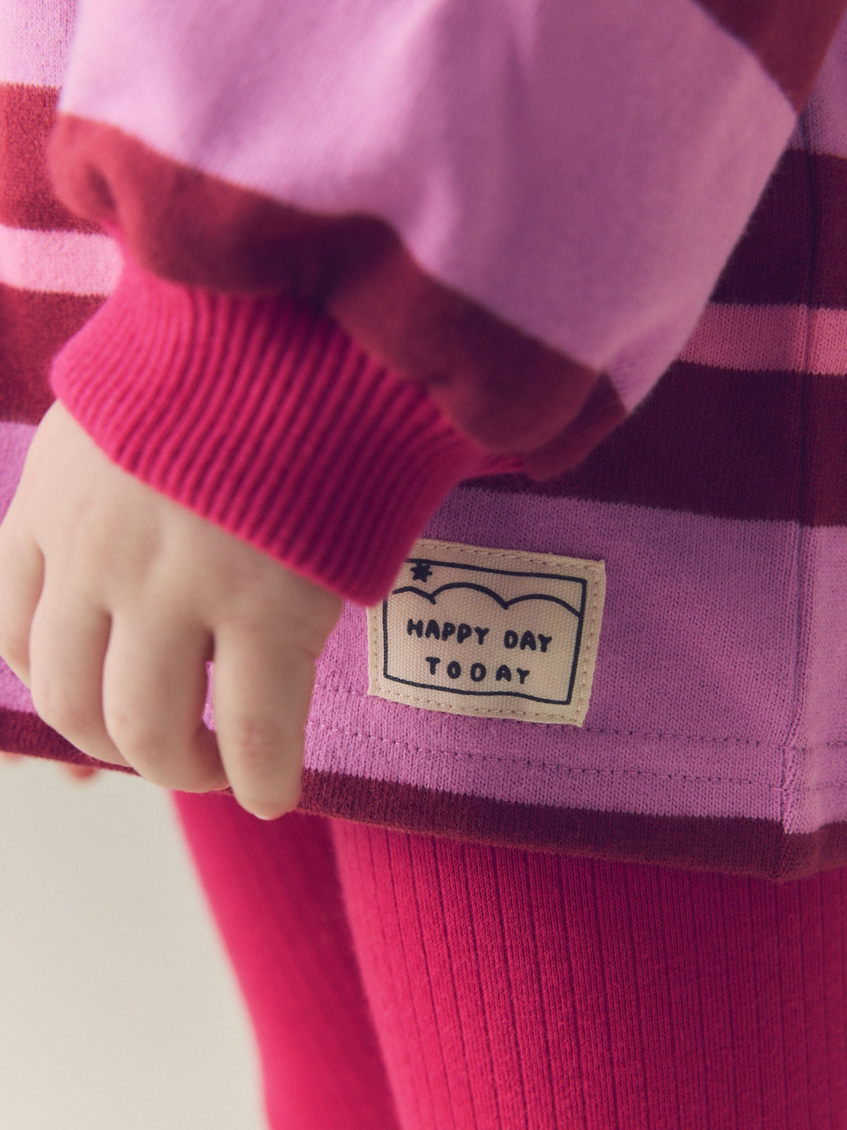 Pink/Purple Stripe Top and Leggings Set (3mths-7yrs) - image 2