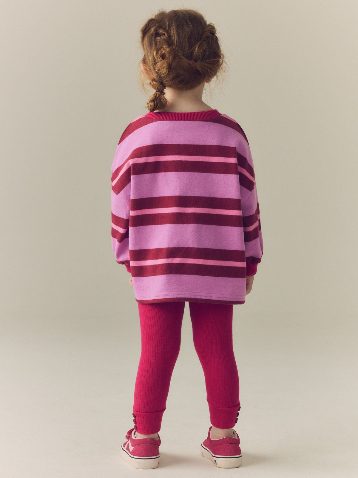 Pink/Purple Stripe Top and Leggings Set (3mths-7yrs) - image 4