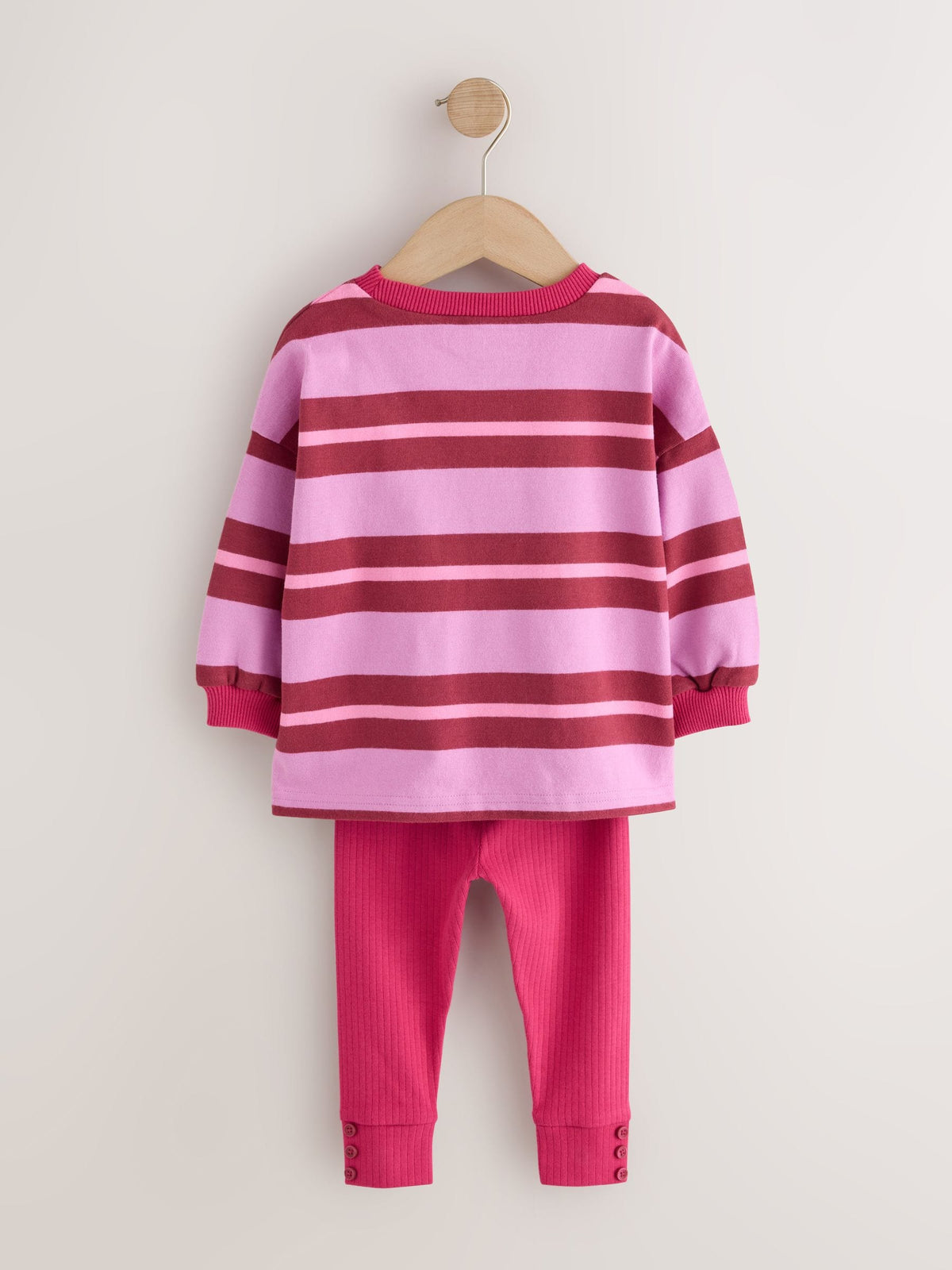 Pink/Purple Stripe Top and Leggings Set (3mths-7yrs) - image 7